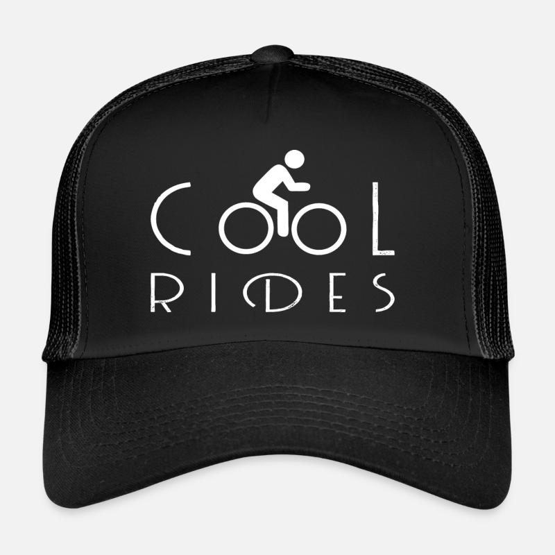 Balades cool à vélo - Casquette trucker  - noir/noir