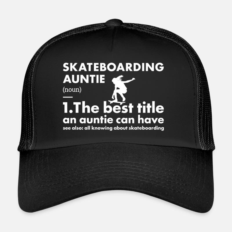Sport Auntie Skateboard Casquette trucker 