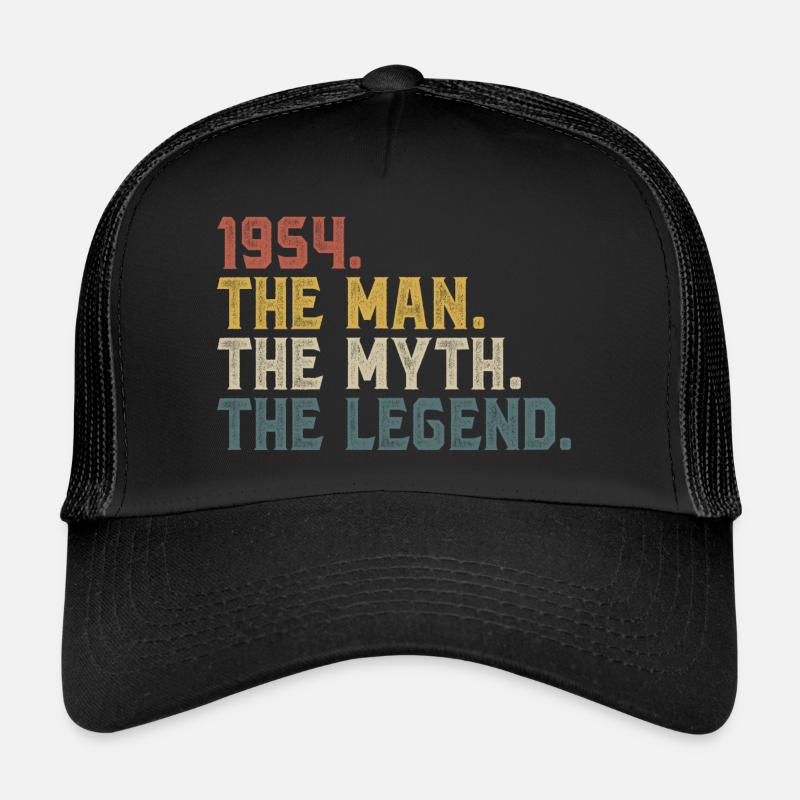 1954 Mann Mythos Legende Trucker Cap