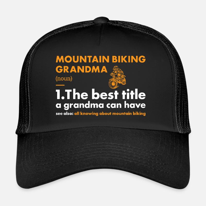 Motard Mamie Définition VTT Casquette trucker 
