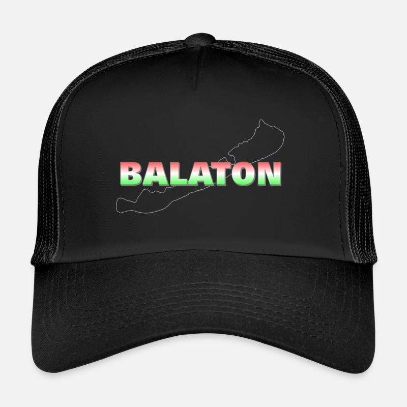 Balaton - Trucker Cap - Schwarz/Schwarz