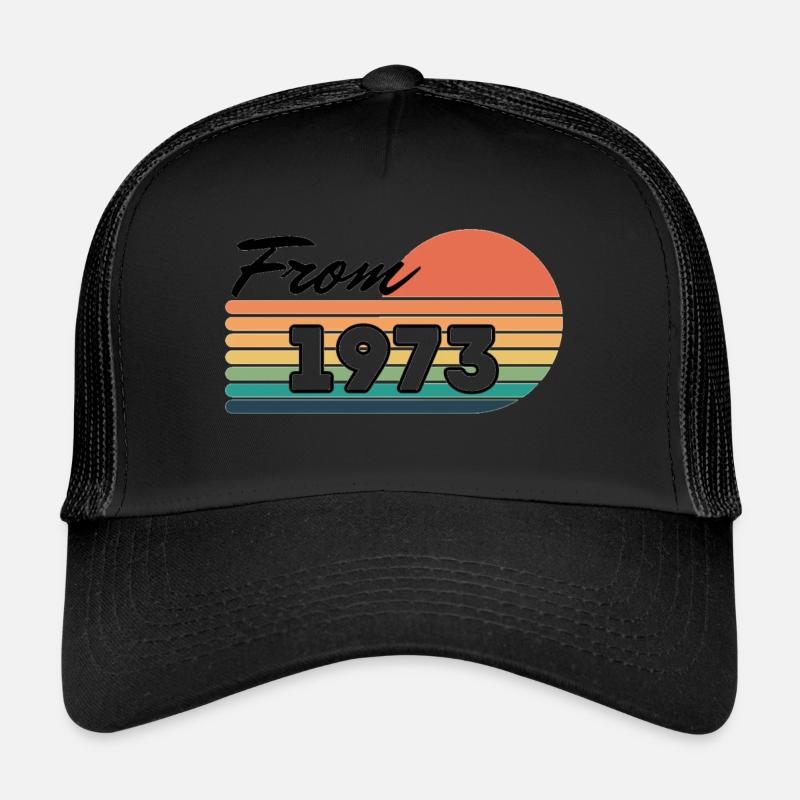 Ab 1973 - Trucker Cap - Schwarz/Schwarz