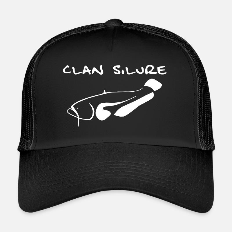 Clan Silure Wear - Design Classique blanc Casquette trucker 