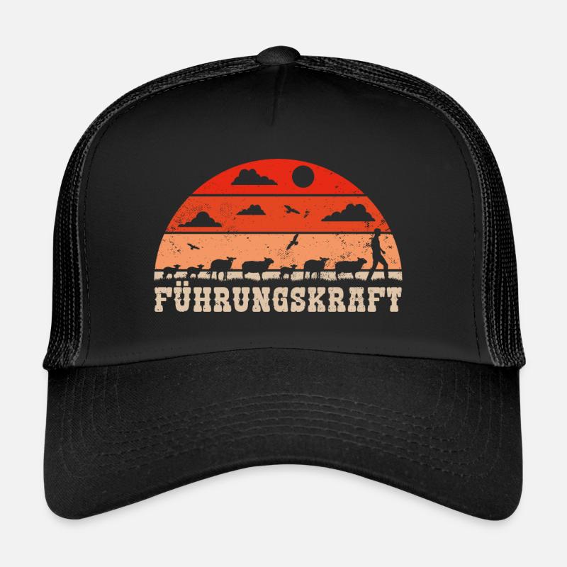 Führungskraft Schafe Retro Landwirte Schafhirte Trucker Cap