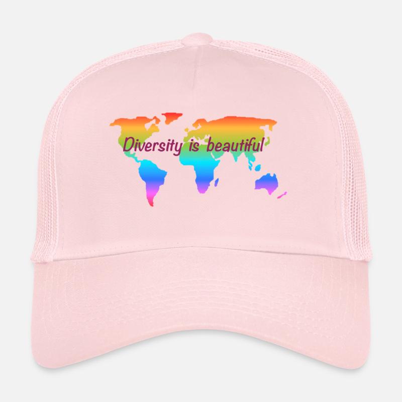 Diversity is beautiful. Equal rights for all. Trucker Cap