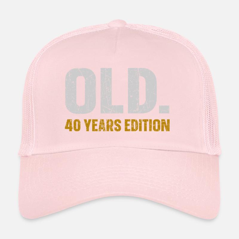 Old 40 Years Edition 40. Geburtstag Geschenkidee Trucker Cap