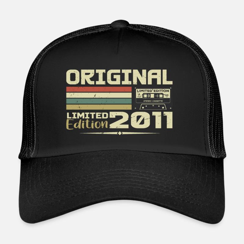 Retro 2011 Birthday Gift Born in 2011 Original Trucker Cap
