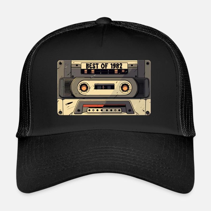Das Beste von 1982 - Kassette 1982 - Geboren 1982 Geschenk Trucker Cap