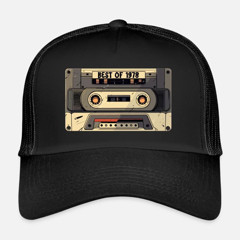 Das Beste von 1978 - Kassette 1978 - Geboren 1978 Geschenk Trucker Cap