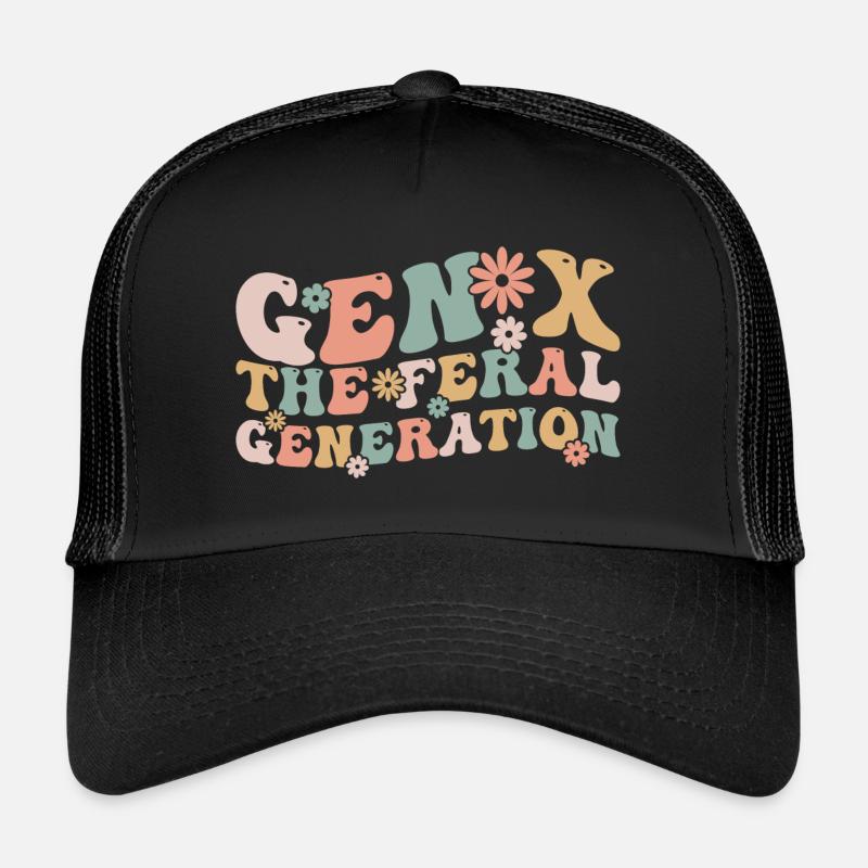 Gen X Die wilde Generation Lustig Generation X Trucker Cap