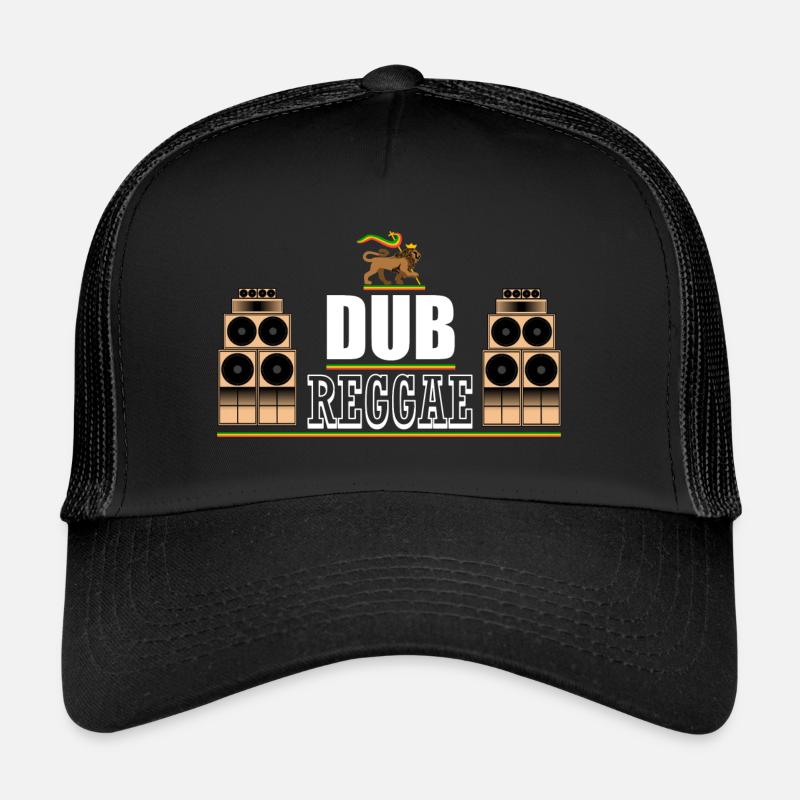 Lion Dub Reggae - Trucker Cap - black/black