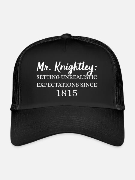 M. Knightley : Des attentes irréalistes depuis 1815 - Casquette trucker  - noir/noir - Devant