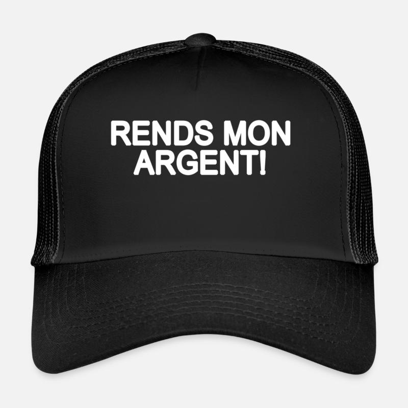 ARGENT Casquette trucker 