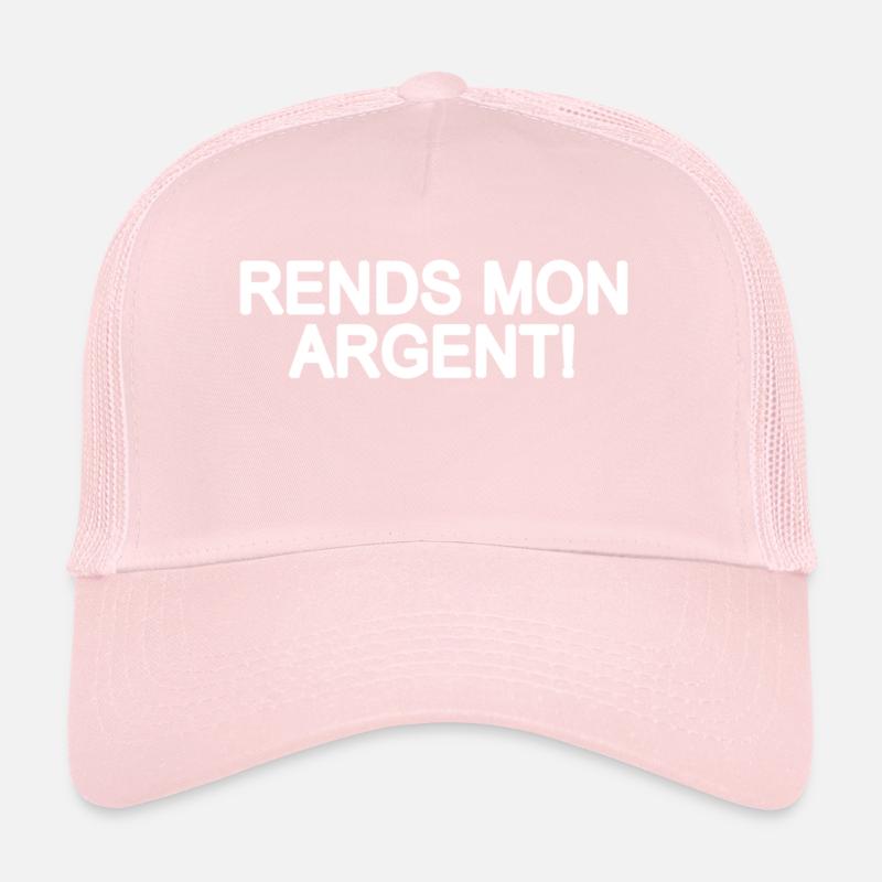 ARGENT Casquette trucker 