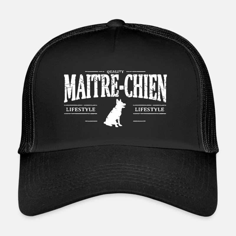 maitre-chien - Casquette trucker  - noir/noir