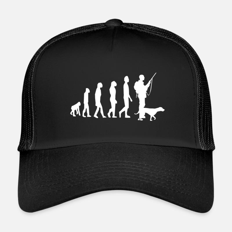 Chasseur Hunter Hunting Chasse à la forêt Evolution Casquette trucker 