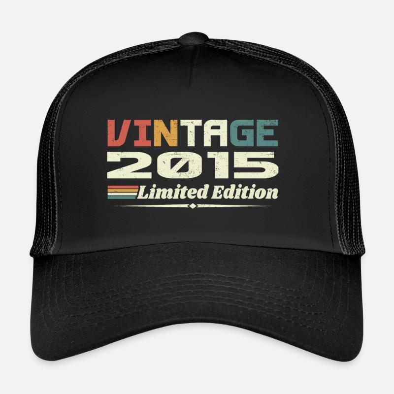 Vintage 2015 Gift 2015 Anniversary 2015 Retro Trucker Cap