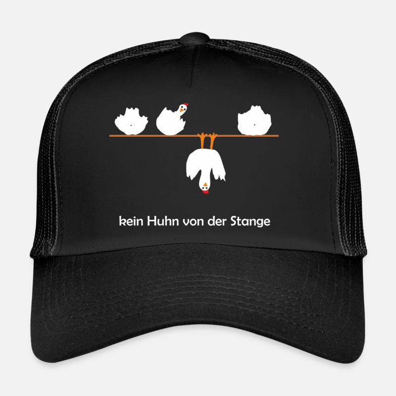 kein Huhn von der Stange - Trucker Cap - Schwarz/Schwarz