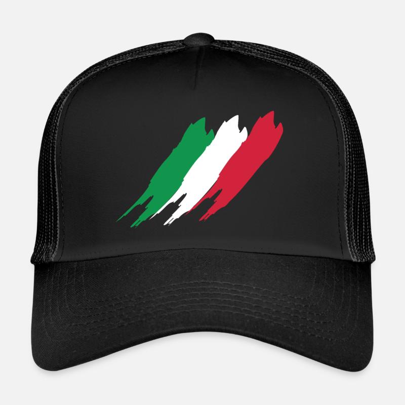 DRAPEAU ITALIE Casquette trucker 