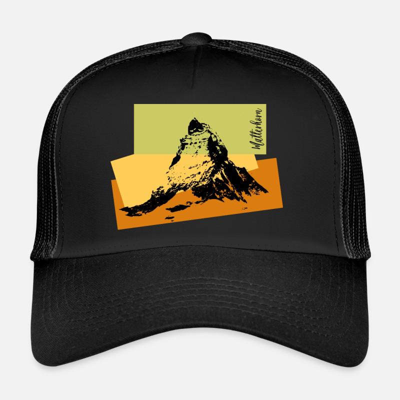 Matterhorn - Trucker Cap - Schwarz/Schwarz