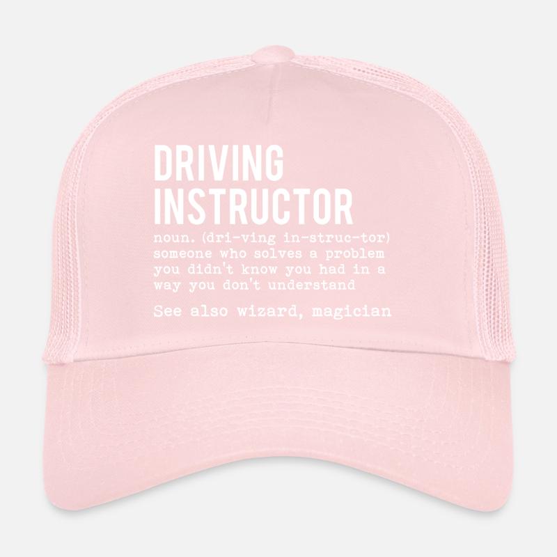 Driving Instructor Definition Fahrlehrer Geschenk Trucker Cap