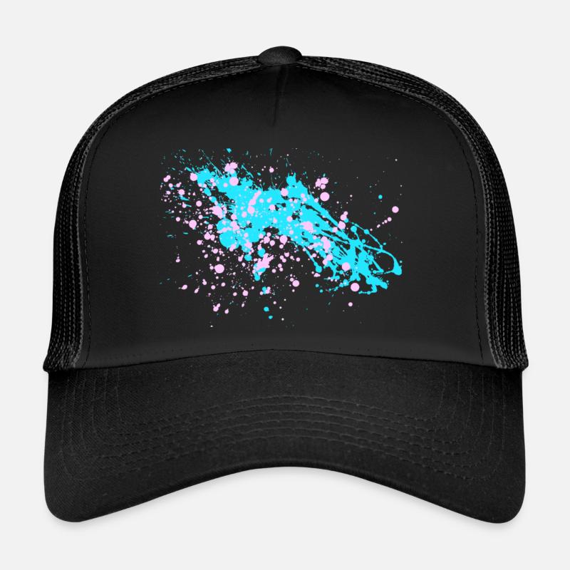 Paint splatter! Colorful. Gift. Trucker Cap