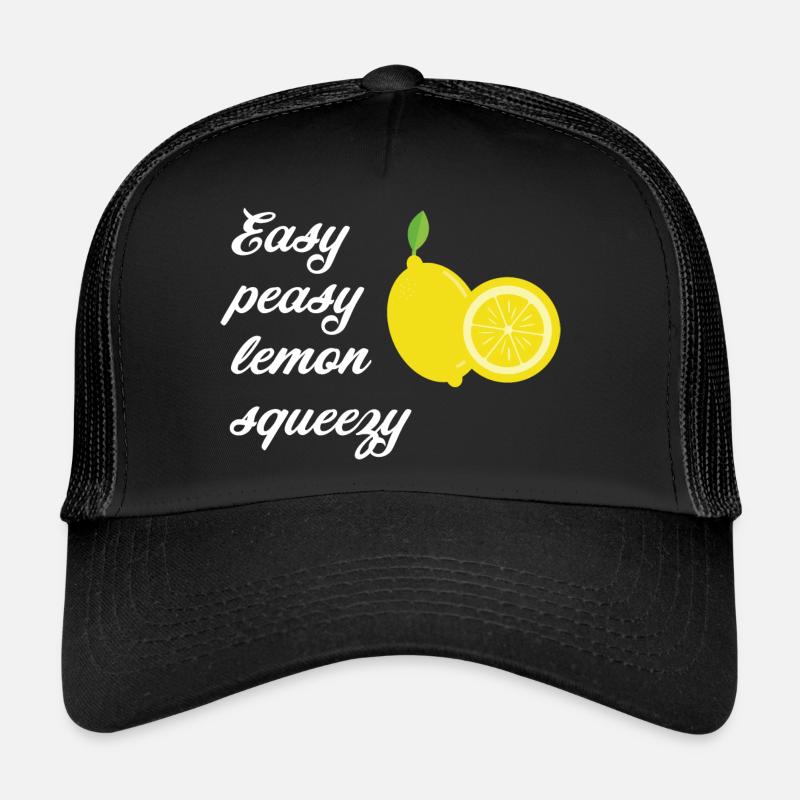Citrons avec sort Easy peasy lemon squeezy Casquette trucker 