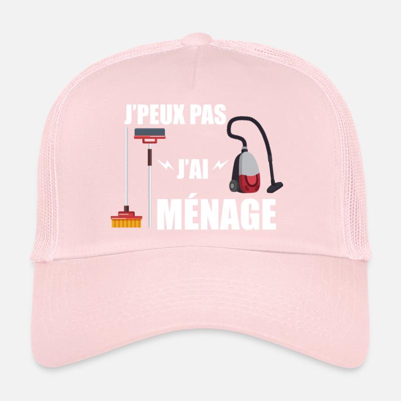 j'peux pas j'ai ménage Casquette trucker 