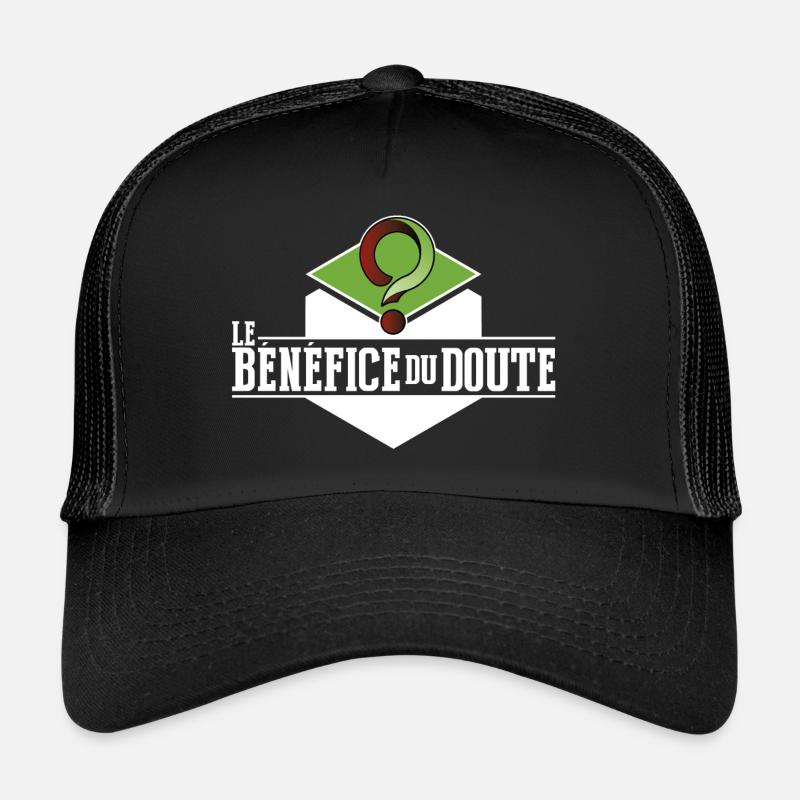 Le Benefice du Doute B - Casquette trucker  - noir/noir