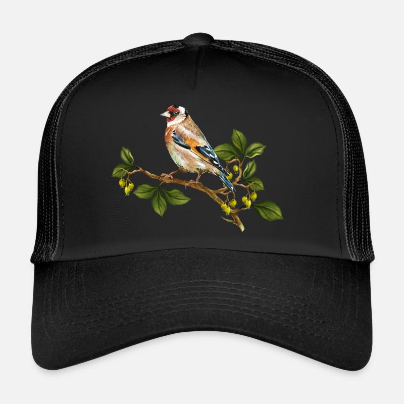 Bunte Vogel - Trucker Cap - Schwarz/Schwarz