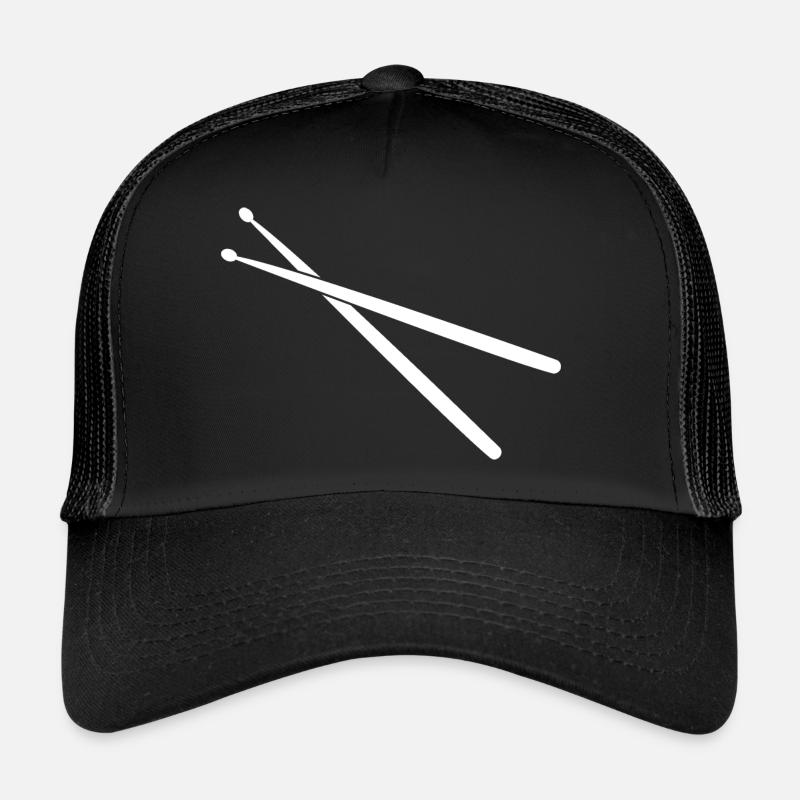Drumsticks Schlagzeug Drummer Schlagzeuger Trucker Cap