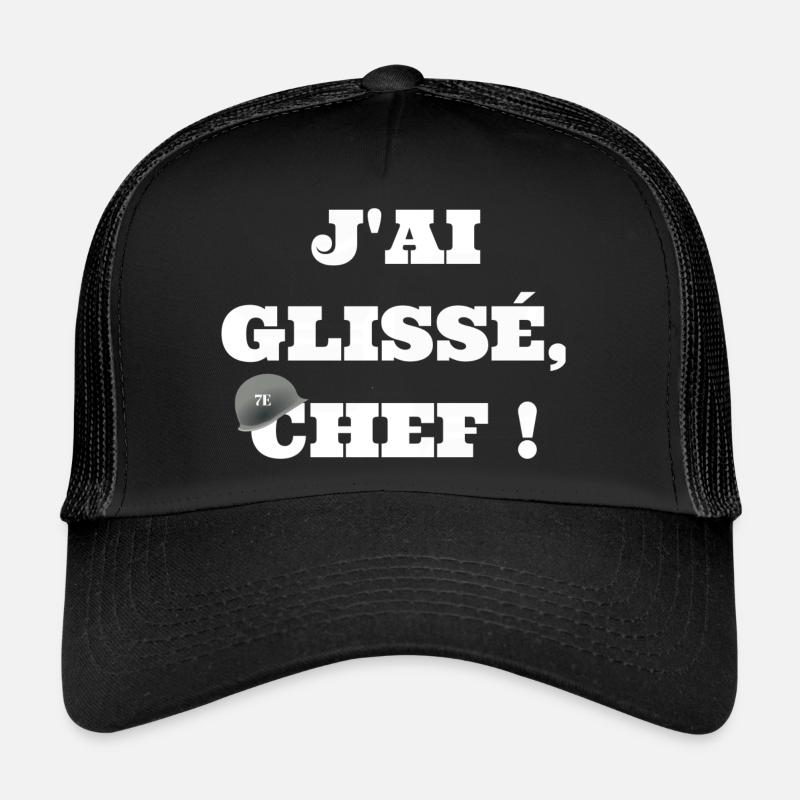 J’ai glissé chef Casquette trucker 