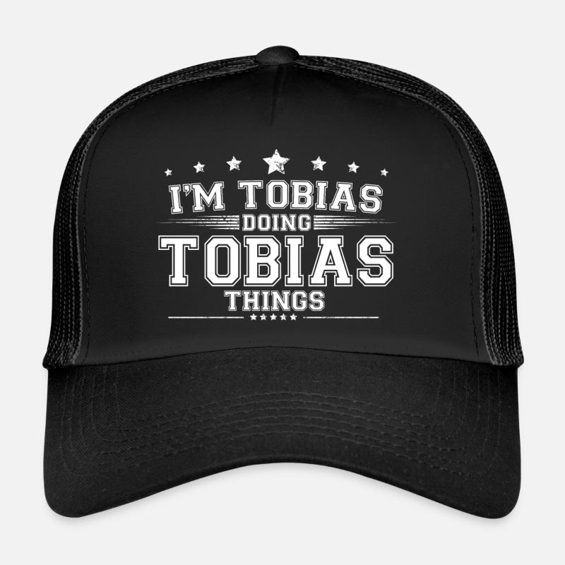 Tobias - Trucker Cap - Schwarz/Schwarz