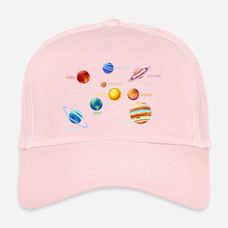 Sonnensystem Planeten Trucker Cap