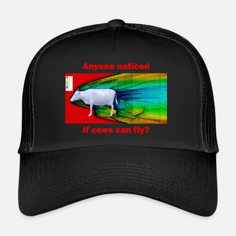 aerodynamic cow Trucker Cap