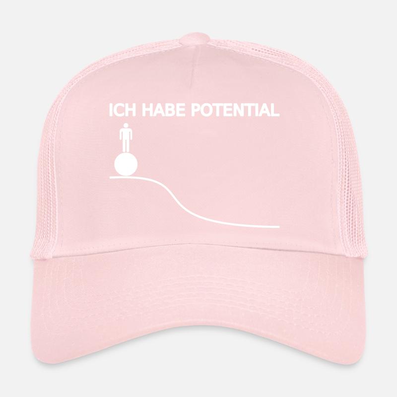 Physik Wissenschaft Spruch Potential Energie Trucker Cap