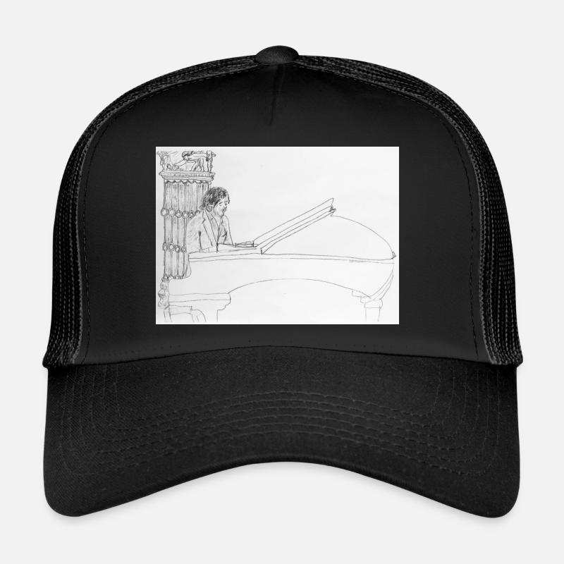 Pianist Antimo Magnotta in V&A Museum Trucker Cap