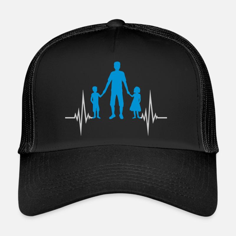 Junge Mädchen Papa Puls Trucker Cap