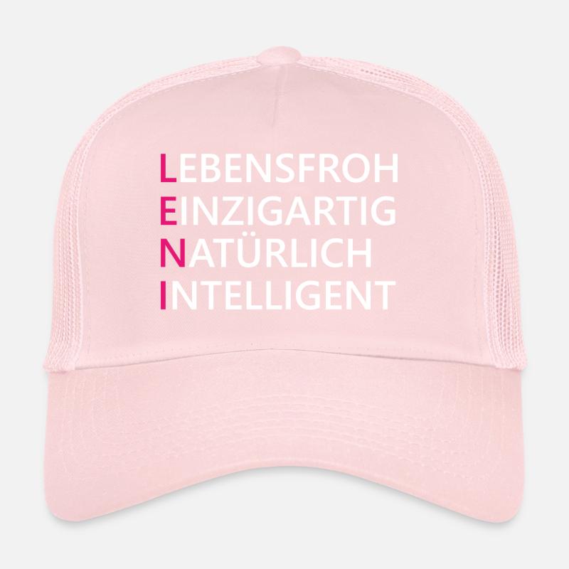 Leni Name Geschenk Trucker Cap