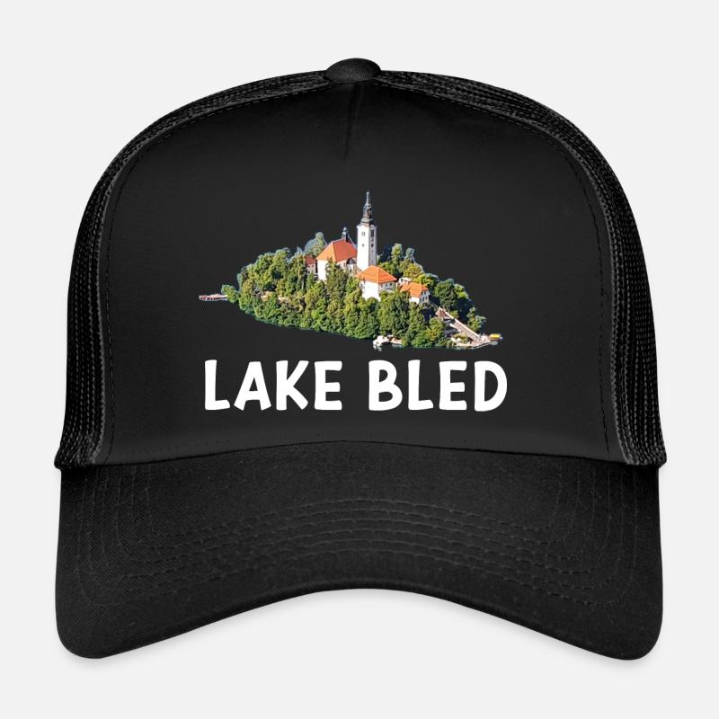 Lake Bled Slovenia Trucker Cap