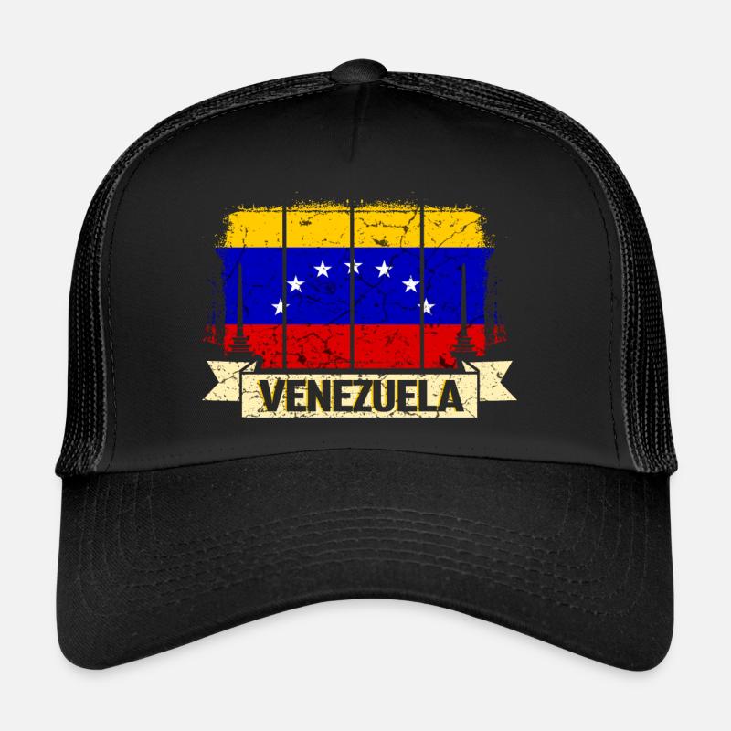 Drapeau du Venezuela Casquette trucker 