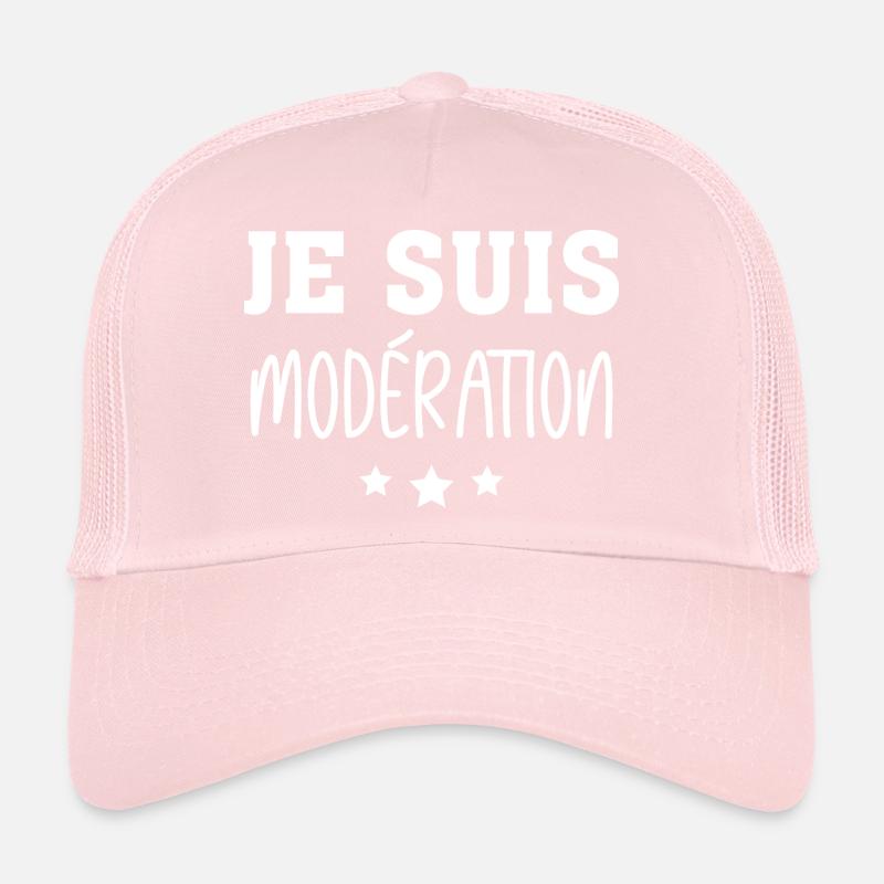 Je Suis Modération Casquette trucker 