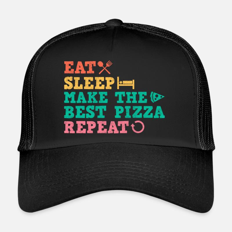 Pizza Baker Pizza Lovers Pizza Cadeau Casquette trucker 