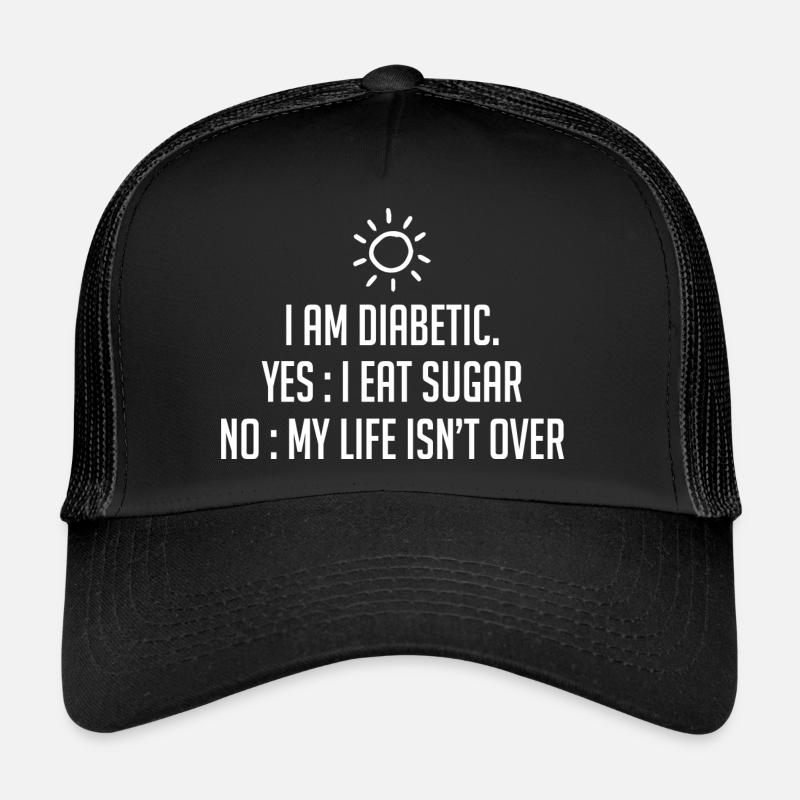 Ich bin Diabetiker Trucker Cap