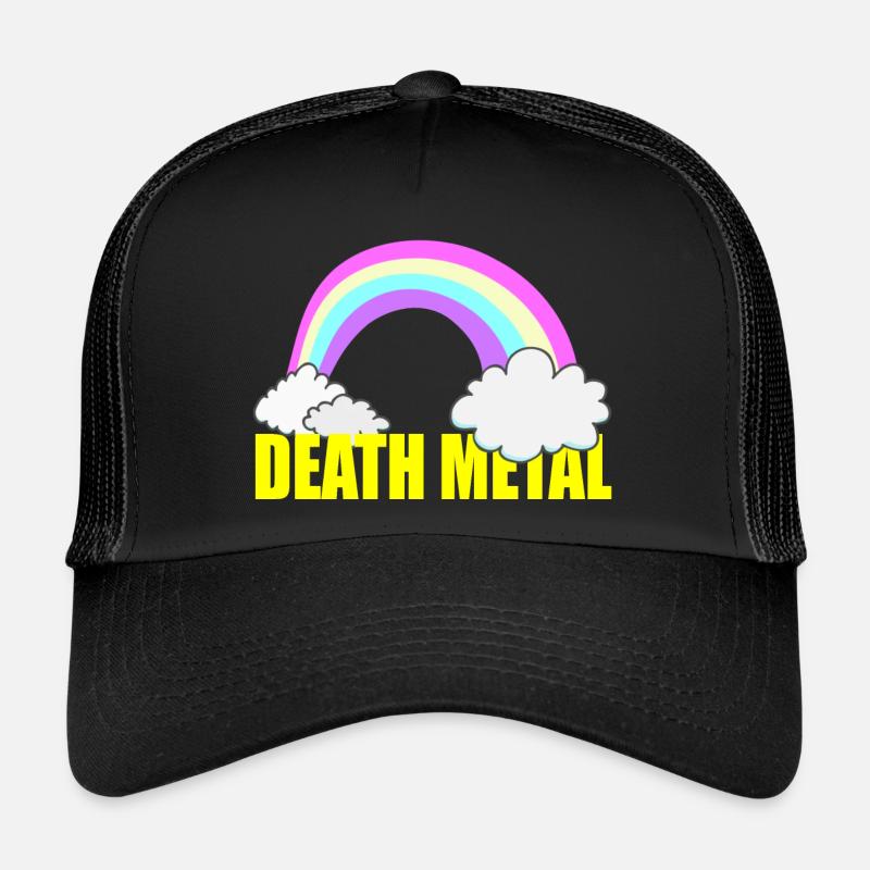 Death Metal - Trucker Cap - Schwarz/Schwarz