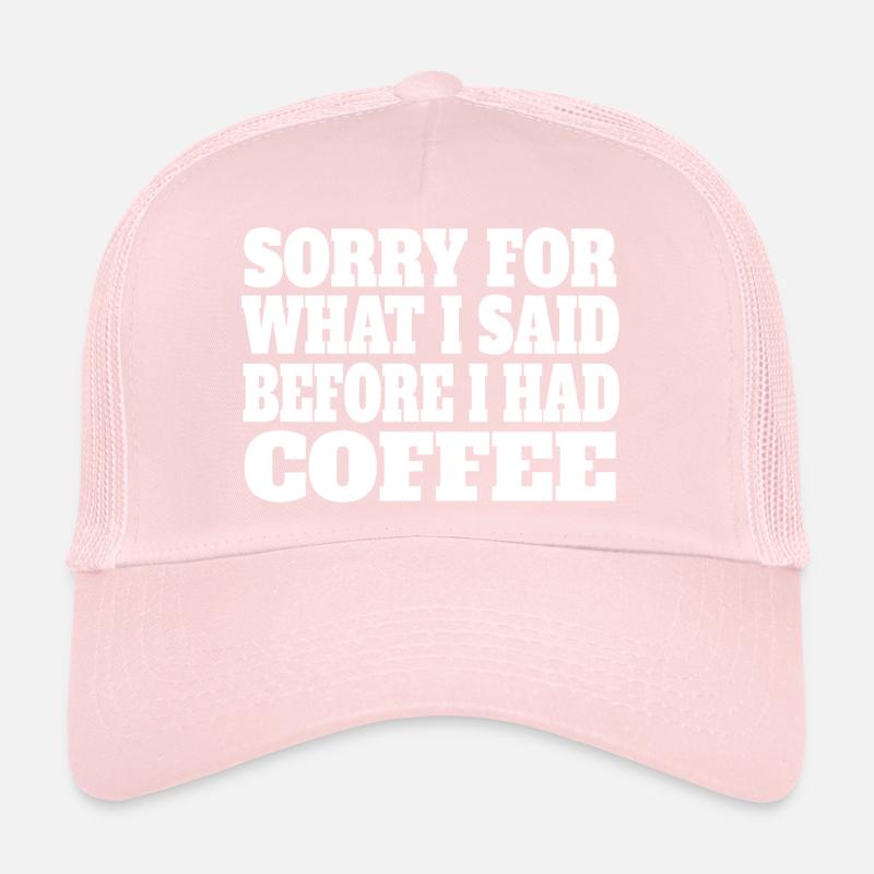 Coffee Cup Caffeine Gift Coffee Bean Drink Casquette trucker 