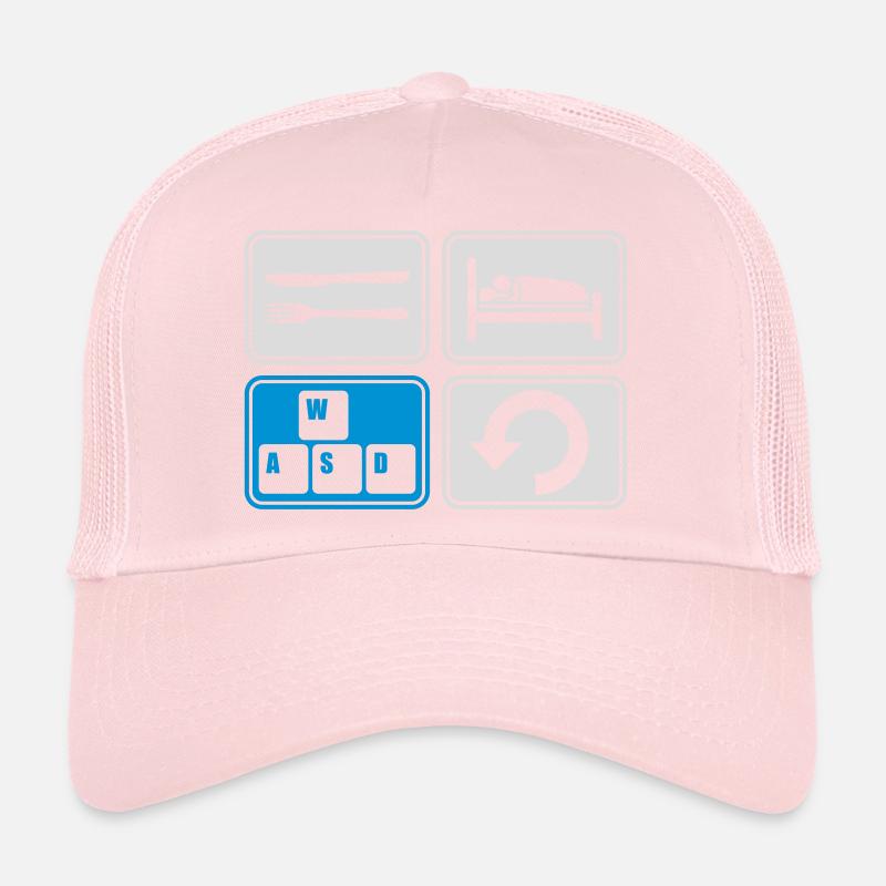 Gaming daily repeat computer Trucker Cap