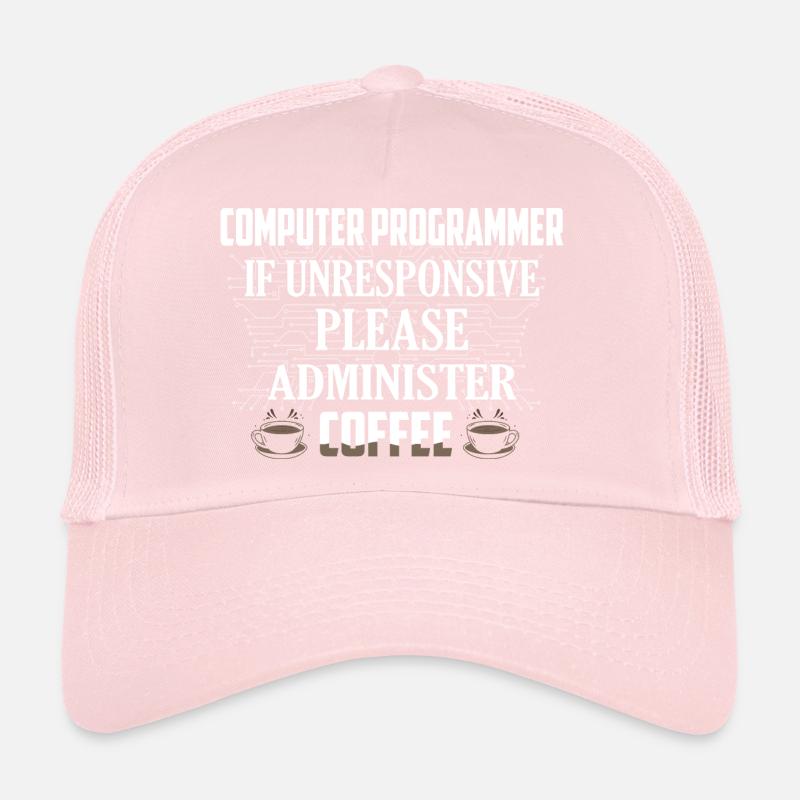 Logiciel de codage de programmeur informatique Casquette trucker 