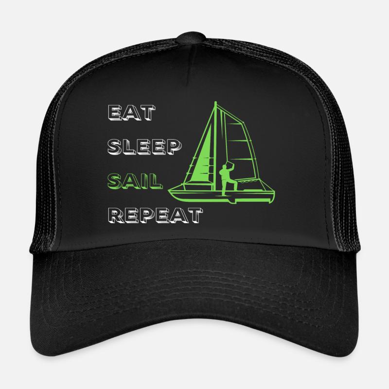 Manger Dormir Voile Répéter Casquette trucker 