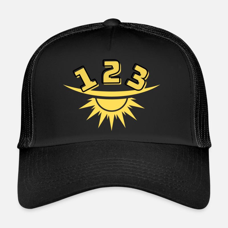 1 2 3 Sonne Trucker Cap